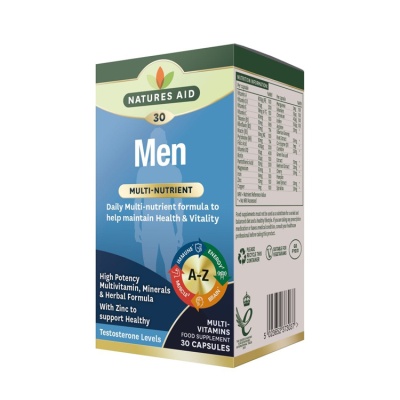 Natures Aid Men Multi-Nutrient 30 Caps